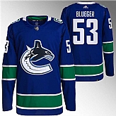 Men's Vancouver Canucks #53 Teddy Blueger Blue Retro Stitched Jersey,baseball caps,new era cap wholesale,wholesale hats